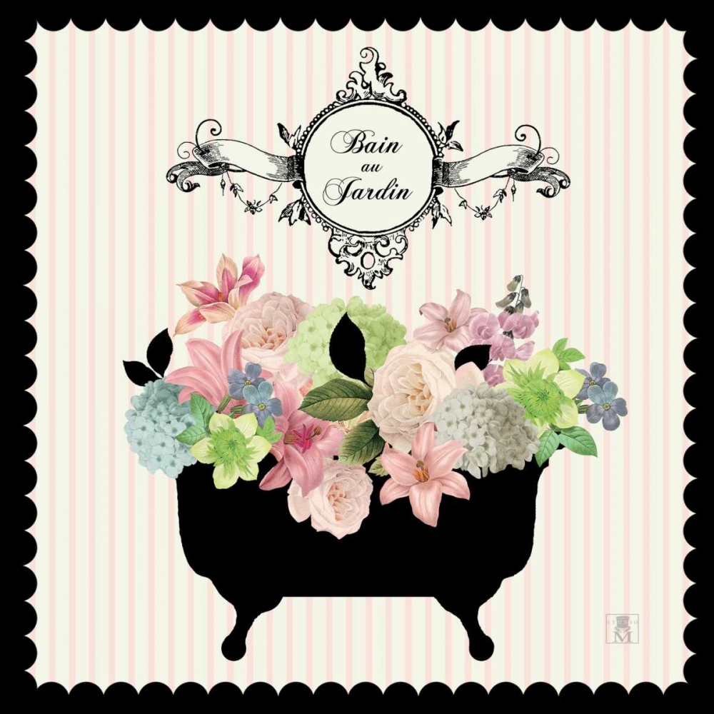 Art Print: Bain du Jardin I