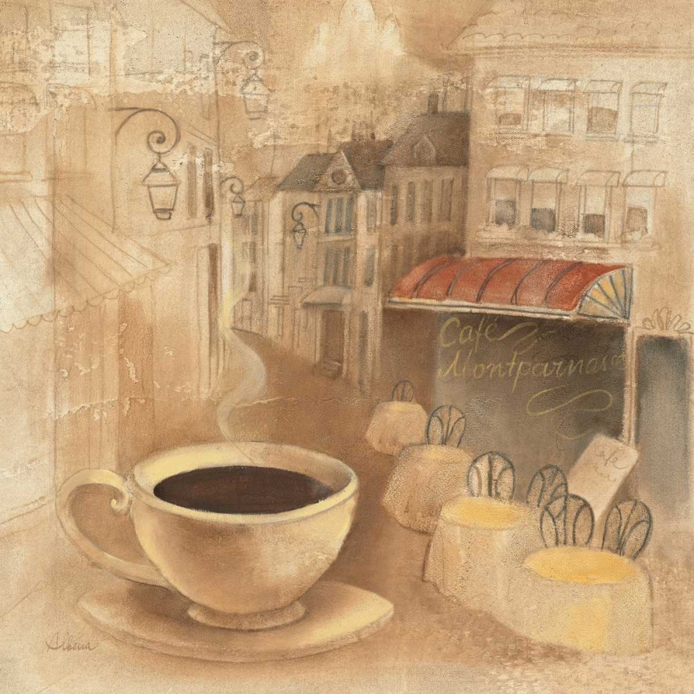 Wall Art Painting id:17303, Name: Cafe de Paris I, Artist: Hristova, Albena