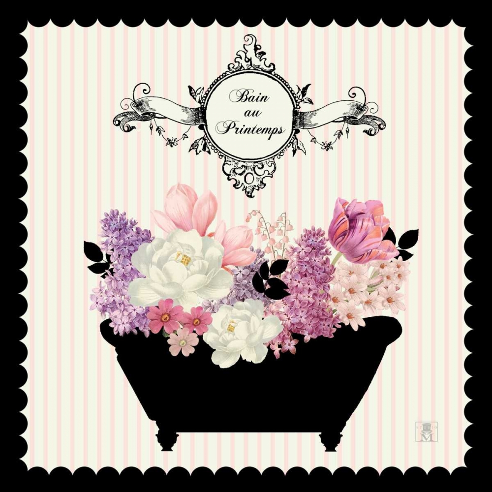 Wall Art Painting id:17088, Name: Bain du Jardin II, Artist: Studio Mousseau