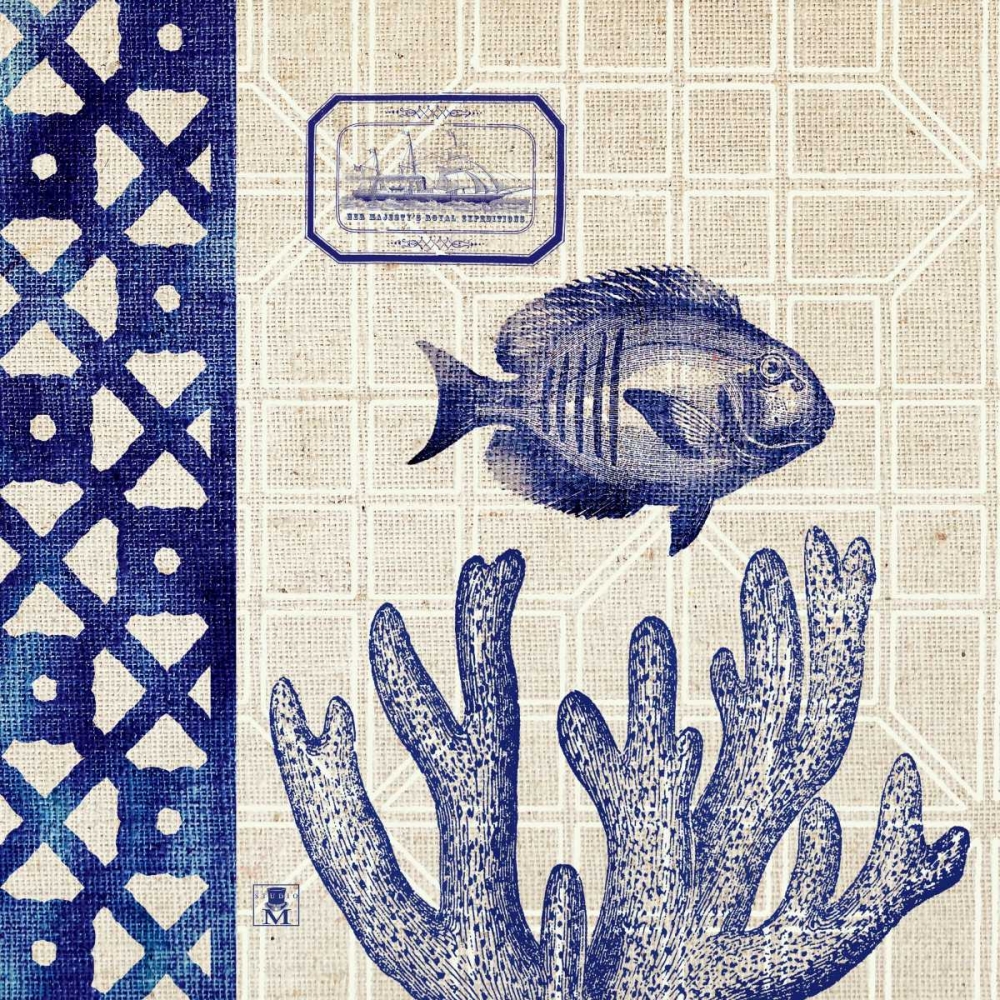 Wall Art Painting id:17196, Name: Sea Shore Square I, Artist: Studio Mousseau