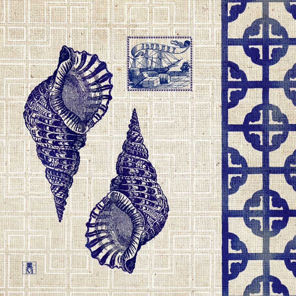 Wall Art Painting id:17095, Name: Sea Shore Square IV, Artist: Studio Mousseau