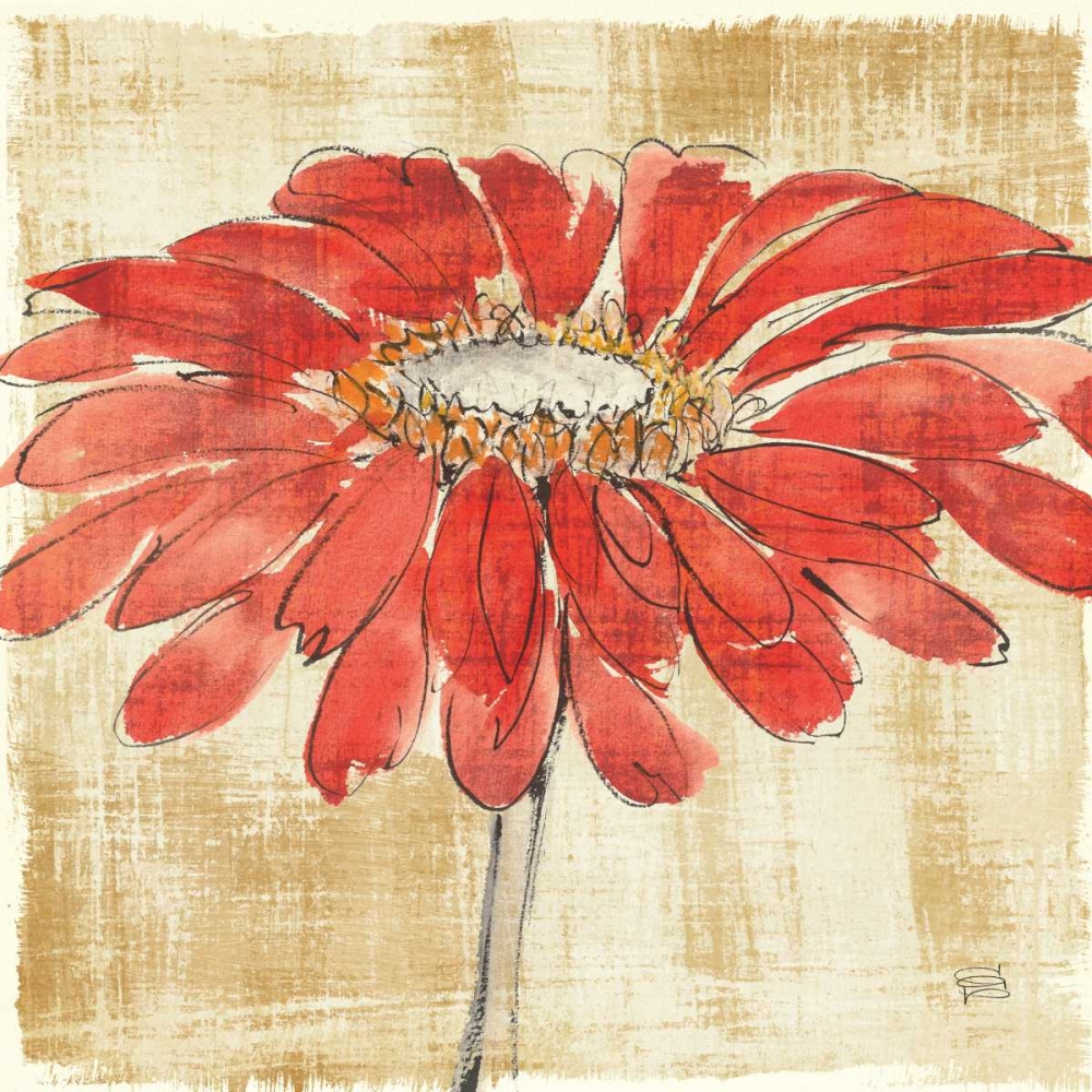 Wall Art Painting id:33720, Name: Tangerine and Grey I, Artist: Paschke, Chris