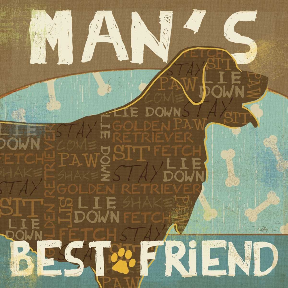 Wall Art Painting id:33722, Name: Best Friends I, Artist: Pela Studio