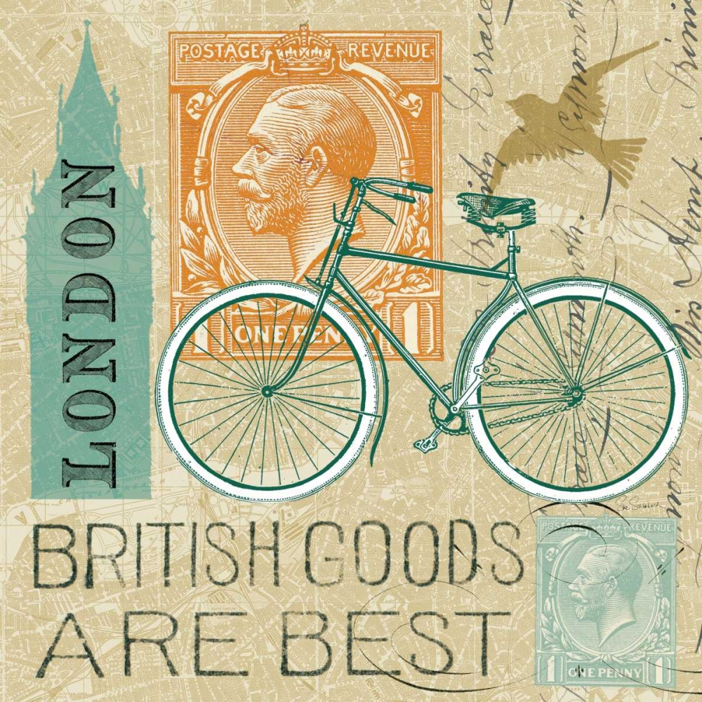 Wall Art Painting id:33751, Name: Postcard from London Collage, Artist: Schlabach, Sue