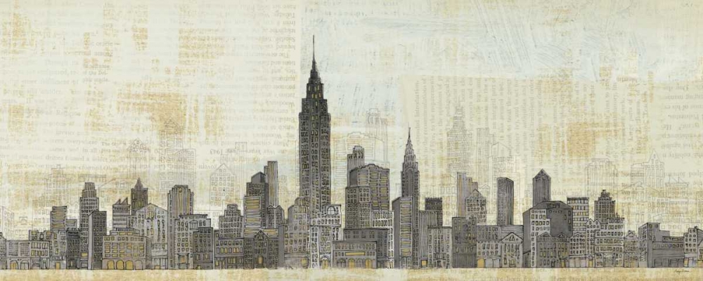 Wall Art Painting id:33754, Name: Empire Skyline, Artist: Tillmon, Avery