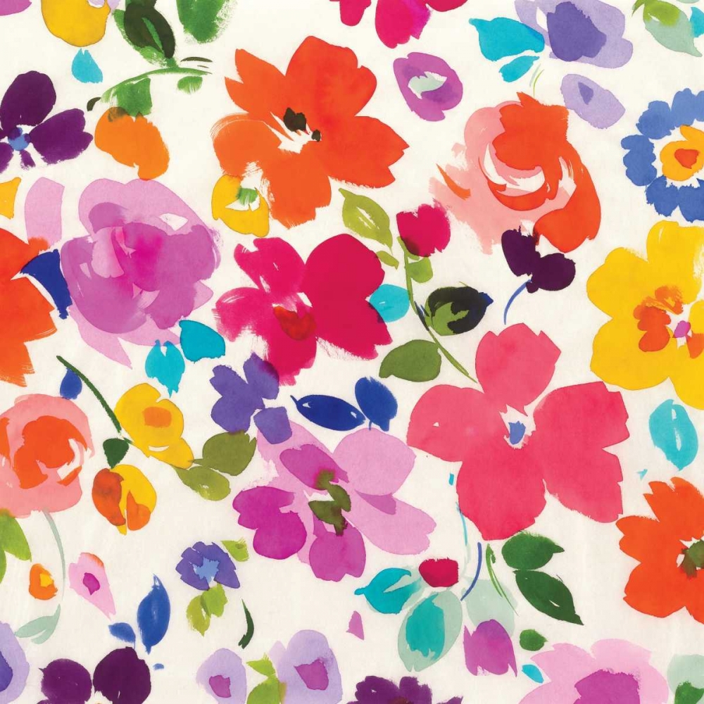 Wall Art Painting id:17443, Name: Bright Florals  I, Artist: Wild Apple Portfolio