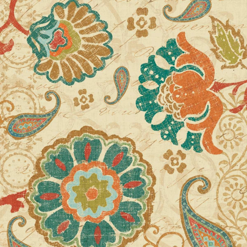 Art Print: Fall Paisley II