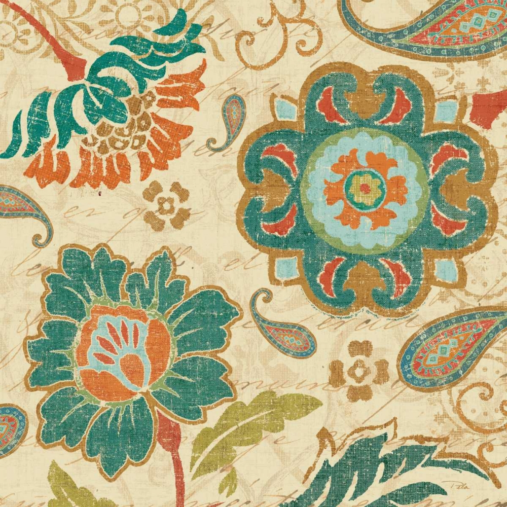 Art Print: Fall Paisley III