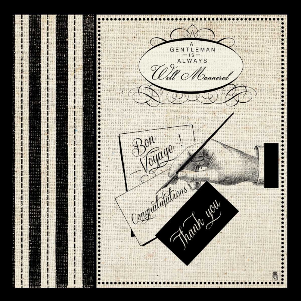 Wall Art Painting id:17112, Name: Gentleman IV, Artist: Studio Mousseau