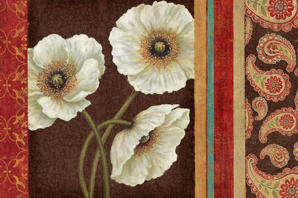 Wall Art Painting id:17157, Name: Moroccan Red Applique, Artist: Brissonnet, Daphne