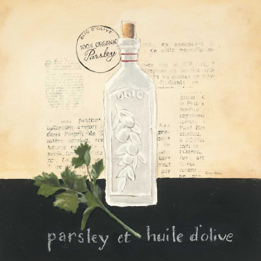 Art Print: Huile d Olive I