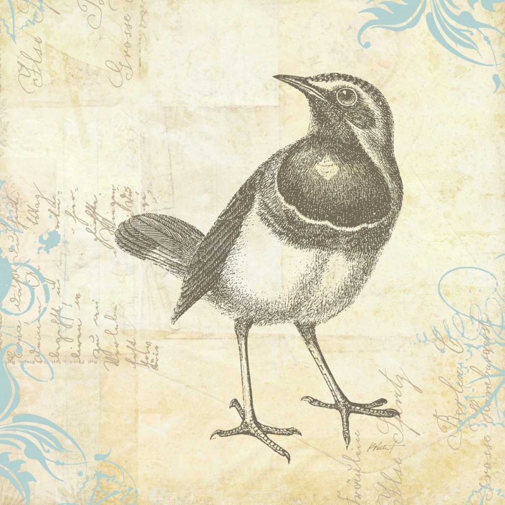 Wall Art Painting id:33871, Name: Engraved Birds II, Artist: Pertiet, Katie