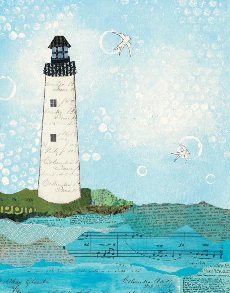 Wall Art Painting id:17508, Name: Coastal Notes II, Artist: Prahl, Courtney