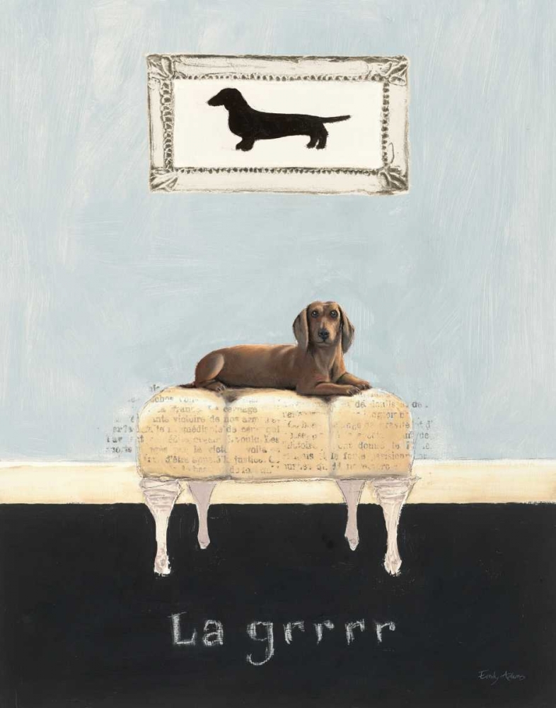 Wall Art Painting id:17413, Name: La Grrr, Artist: Adams, Emily