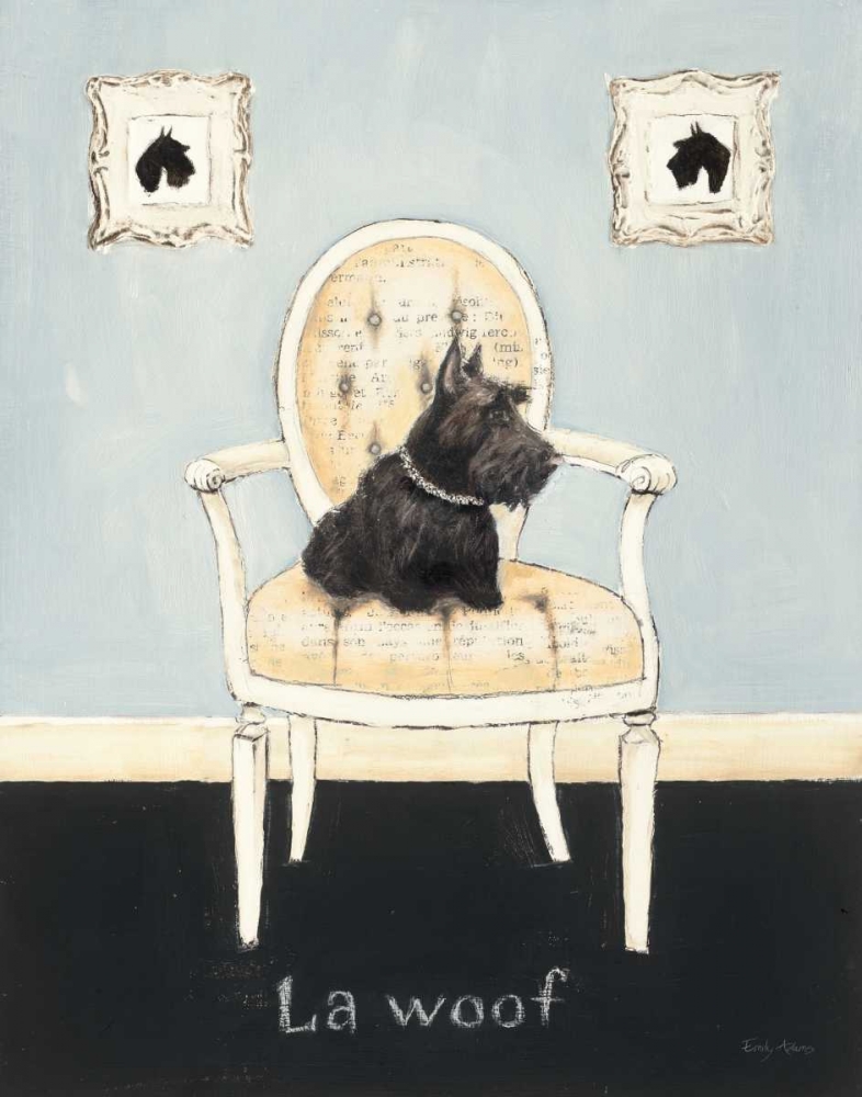 Wall Art Painting id:17429, Name: La Woof, Artist: Adams, Emily