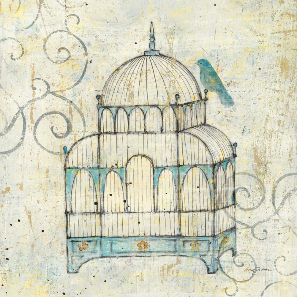 Wall Art Painting id:33936, Name: Bird Cage II, Artist: Tillmon, Avery