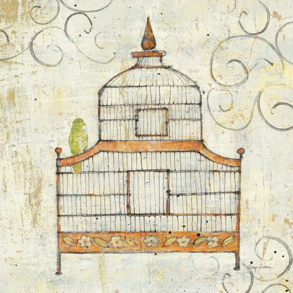 Wall Art Painting id:33937, Name: Bird Cage III, Artist: Tillmon, Avery