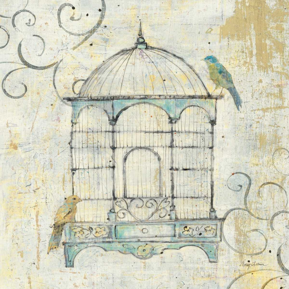 Wall Art Painting id:33938, Name: Bird Cage IV, Artist: Tillmon, Avery