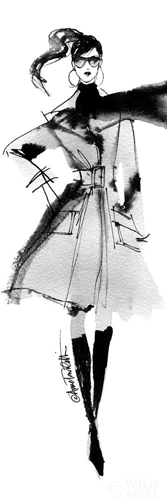 Art Print: Modern Fashion I Crop