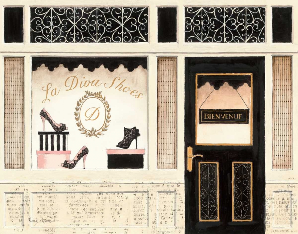 Art Print: La Diva Shoes