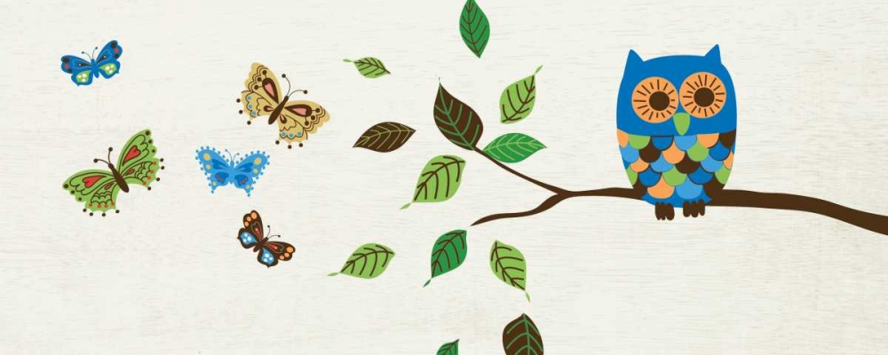 Wall Art Painting id:34005, Name: Good Morning Owl, Artist: Wild Apple Portfolio