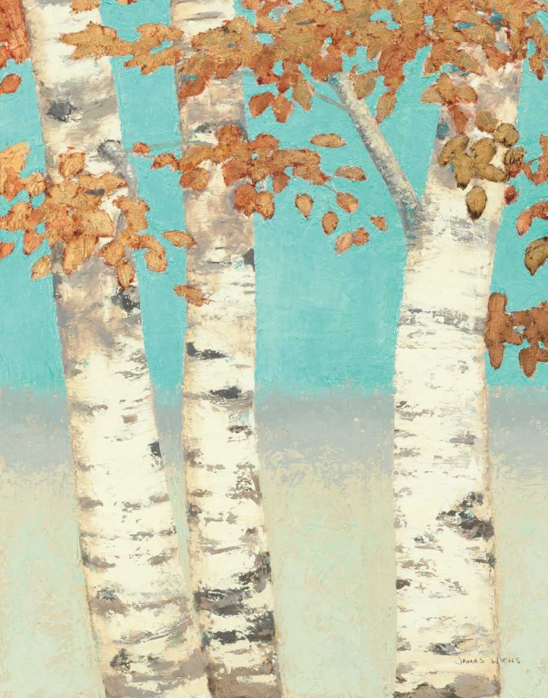 Wall Art Painting id:17707, Name: Golden Birches II, Artist: Wiens, James