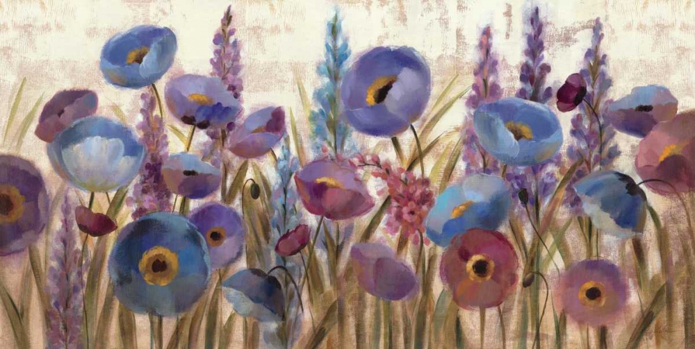 Wall Art Painting id:17718, Name: Lupines and Poppies, Artist: Vassileva, Silvia