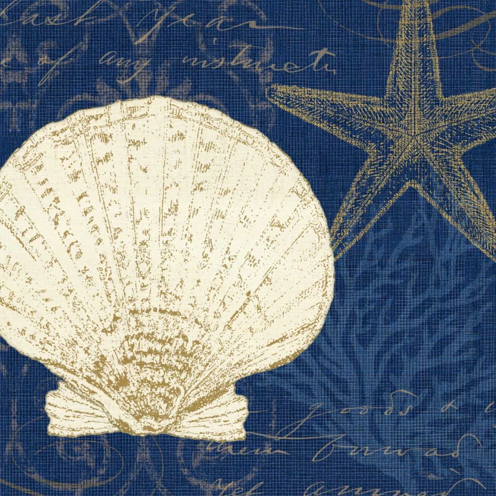 Wall Art Painting id:28041, Name: Coastal Moonlight II Teal, Artist: Pela Studio