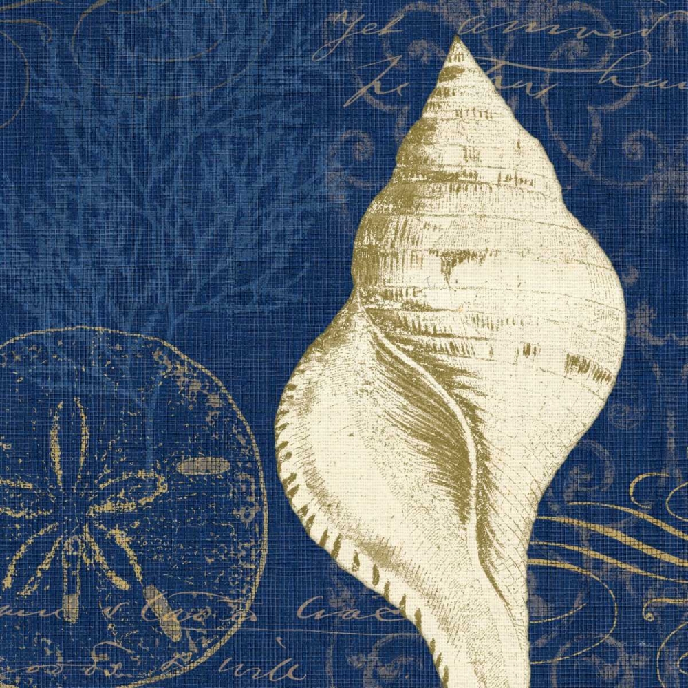 Wall Art Painting id:28042, Name: Coastal Moonlight IV Teal, Artist: Pela Studio