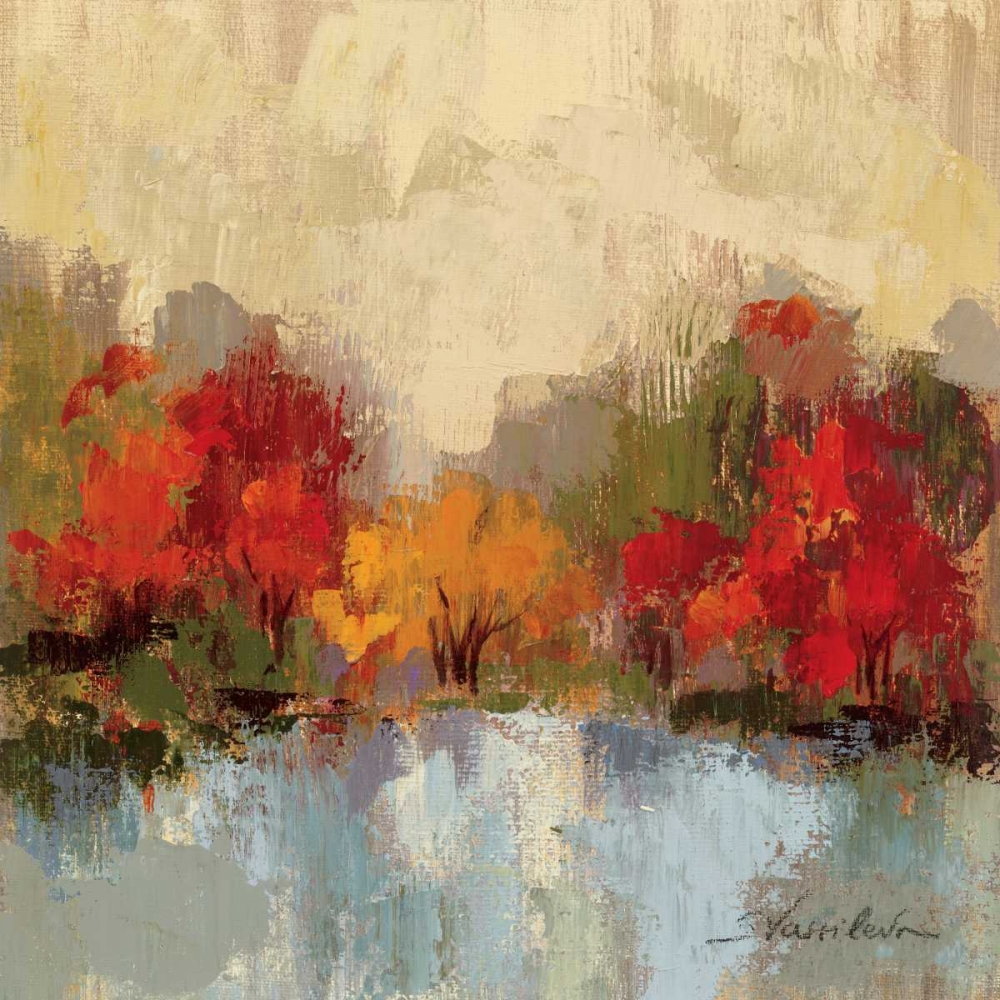 Wall Art Painting id:18169, Name: Fall Riverside I, Artist: Vassileva, Silvia