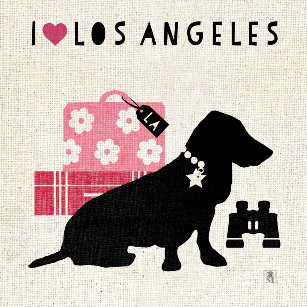 Wall Art Painting id:17678, Name: LA Pooch, Artist: Studio Mousseau