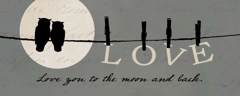 Art Print: Moon Lovers I