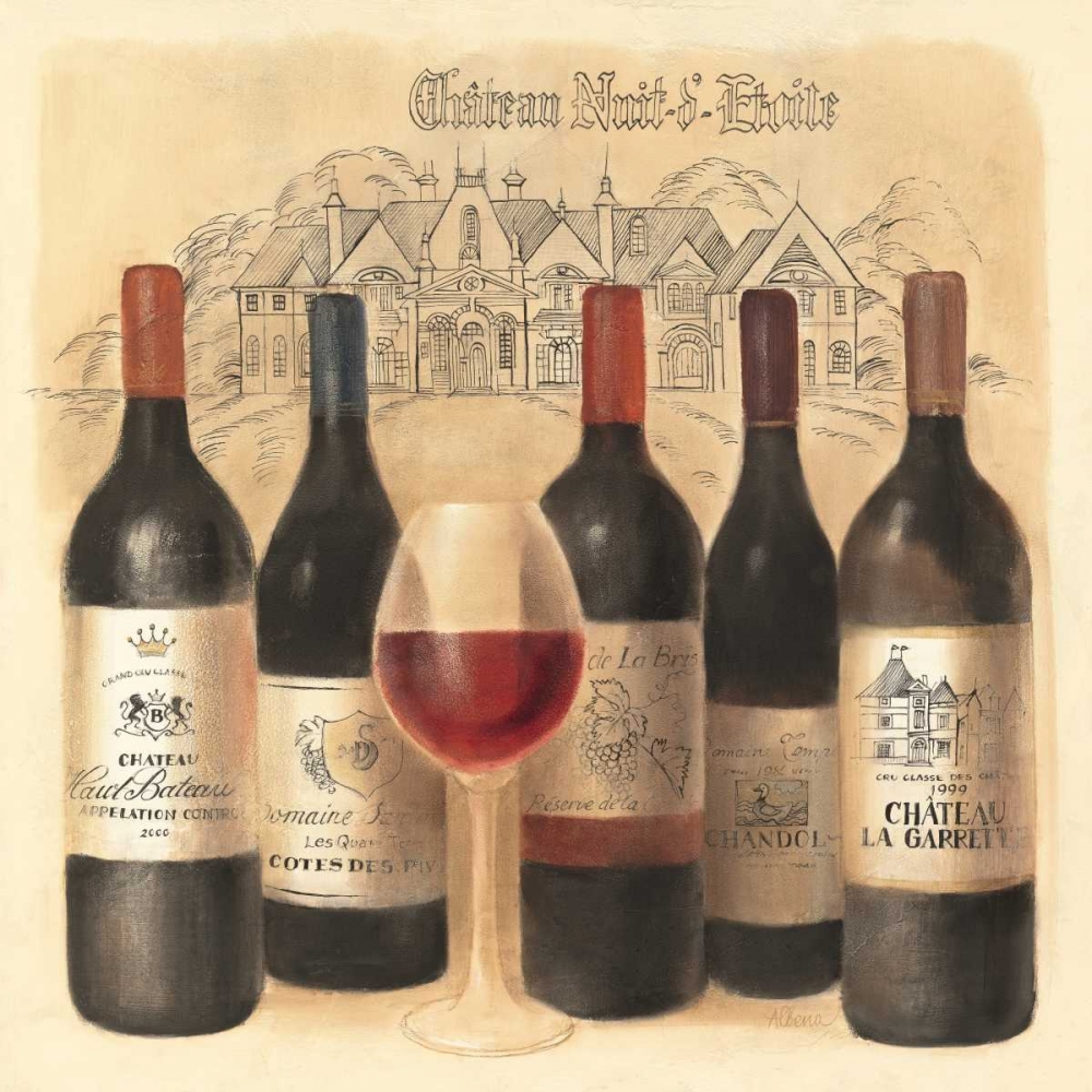 Wall Art Painting id:17248, Name: Chateau Rouge, Artist: Hristova, Albena