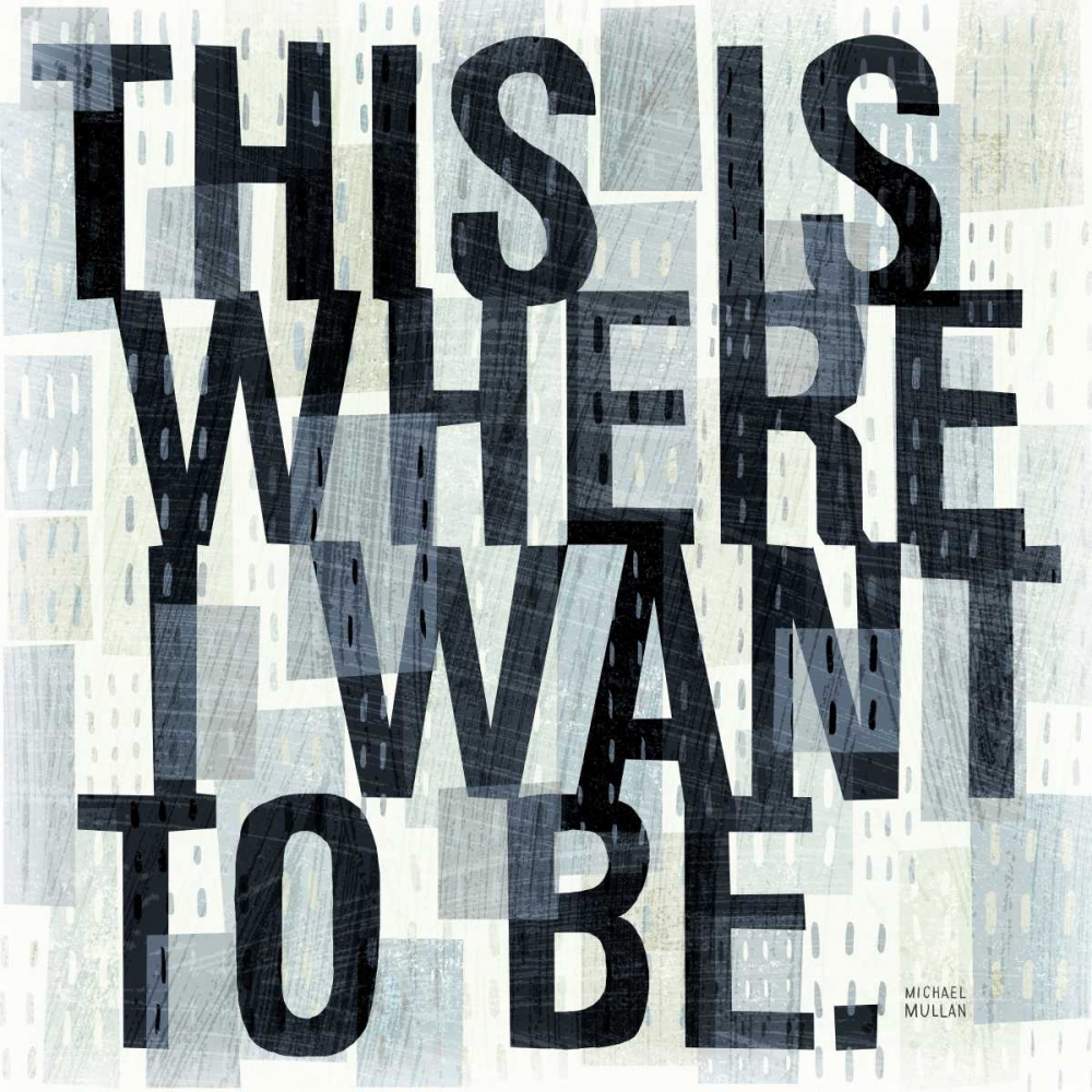 Wall Art Painting id:18559, Name: This is Where, Artist: Mullan, Michael