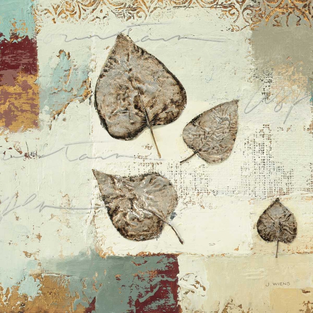 Wall Art Painting id:17242, Name: Silver Leaves I, Artist: Wiens, James