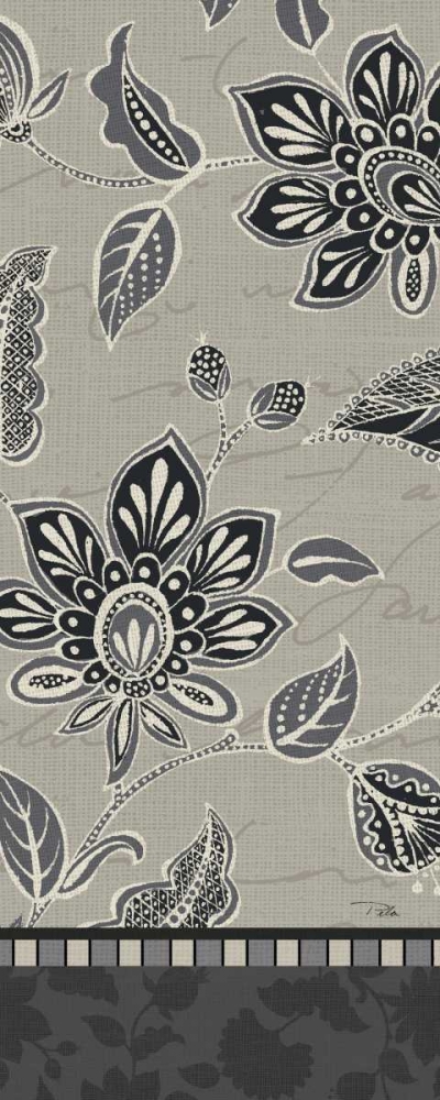 Art Print: Garden Drawings Dark V