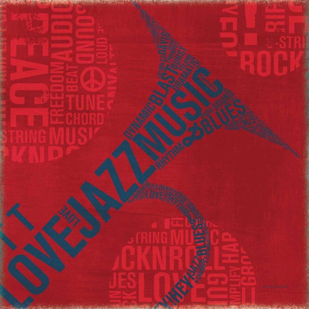 Wall art: Type Trumpet Square, by Mullan, Michael