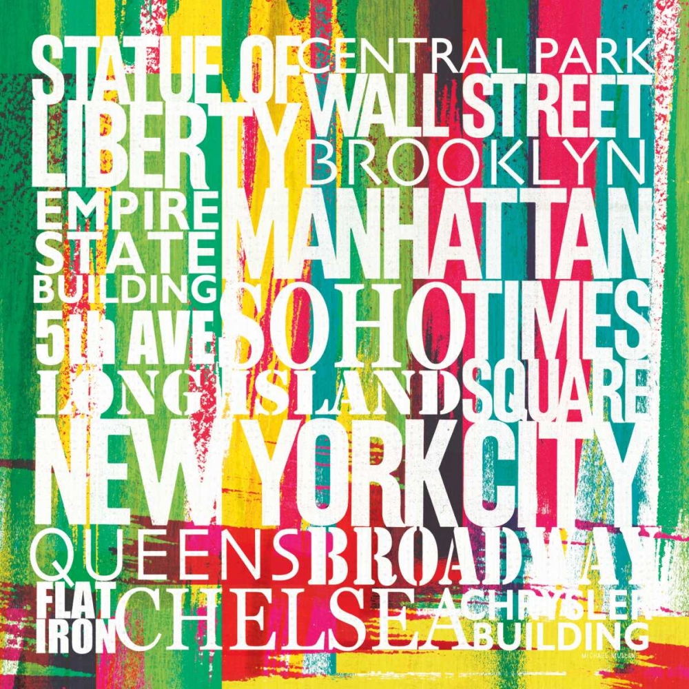 Wall Art Painting id:28148, Name: New York City Life Patterns VII, Artist: Mullan, Michael