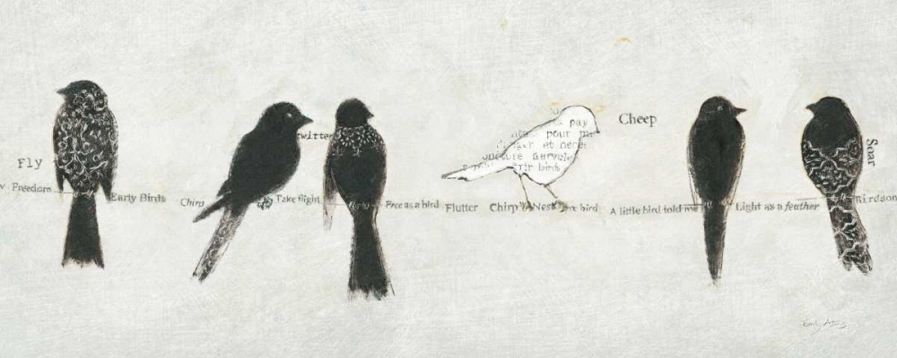 Wall art: Catching Up I, by Adams, Emily