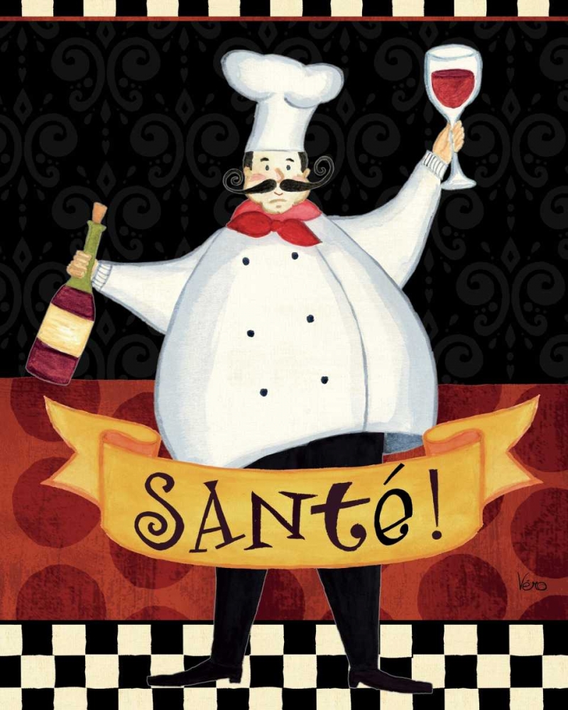 Wall Art Painting id:17843, Name: Bon Appetit III, Artist: Charron, Veronique