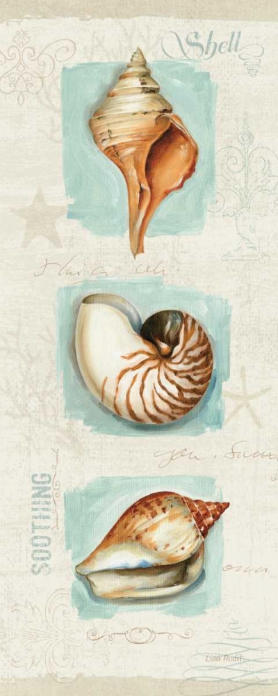 Art Print: Coastal Jewels Panel II