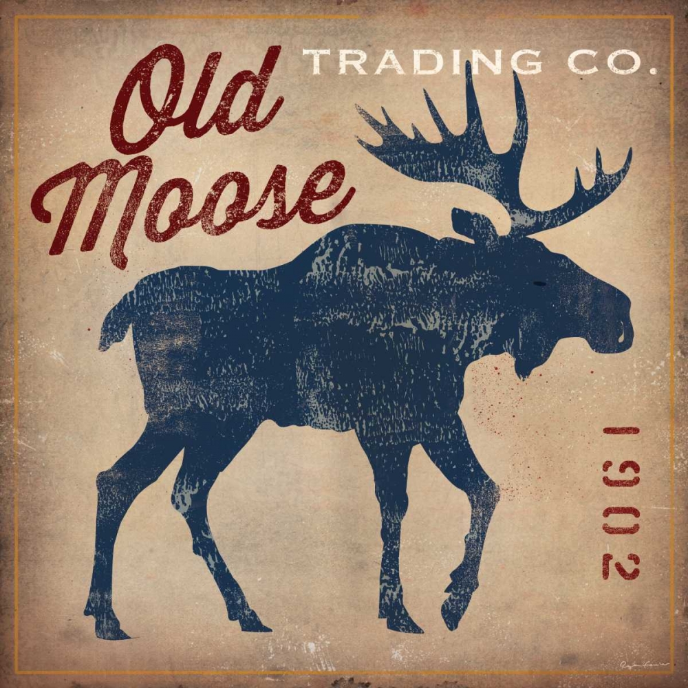 Wall Art Painting id:18883, Name: Old Moose Trading Co.Tan, Artist: Fowler, Ryan