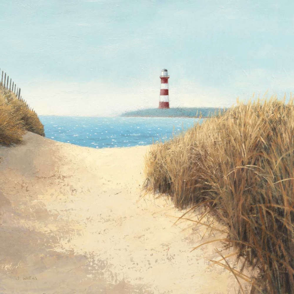 Wall Art Painting id:21042, Name: Beach Path Square, Artist: Wiens, James