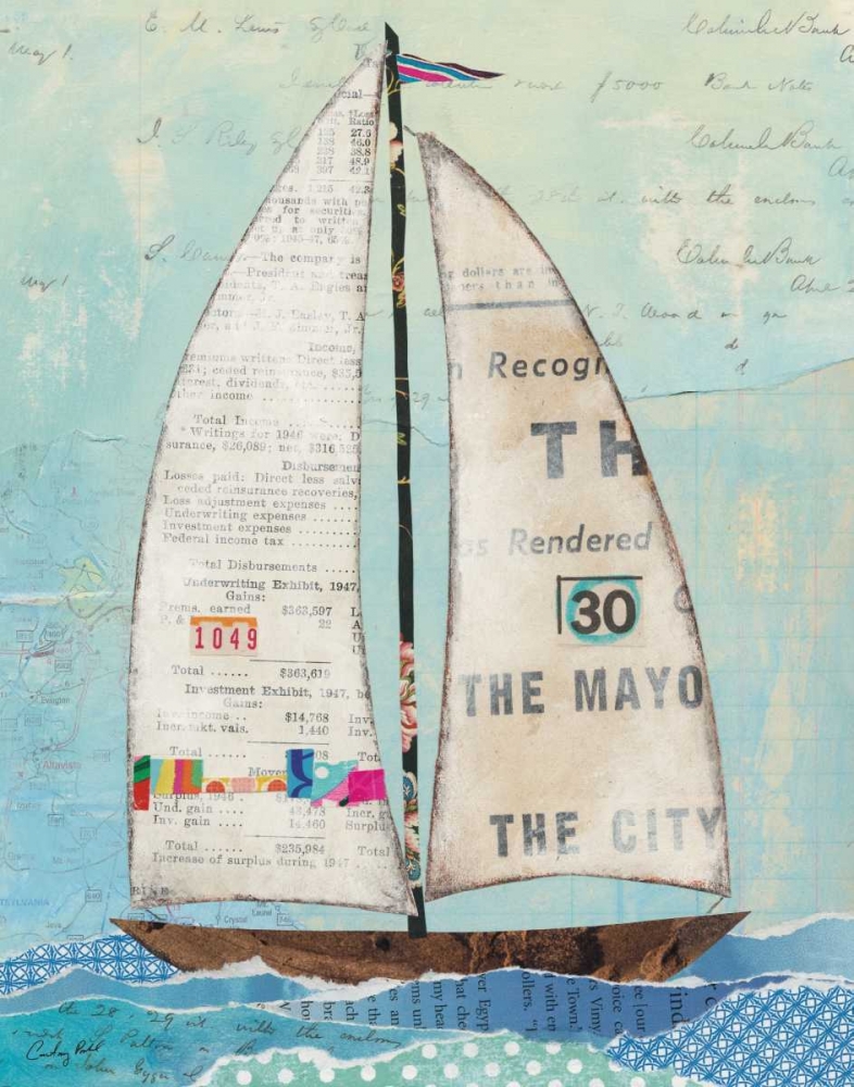 Wall Art Painting id:21101, Name: At the Regatta III, Artist: Prahl, Courtney