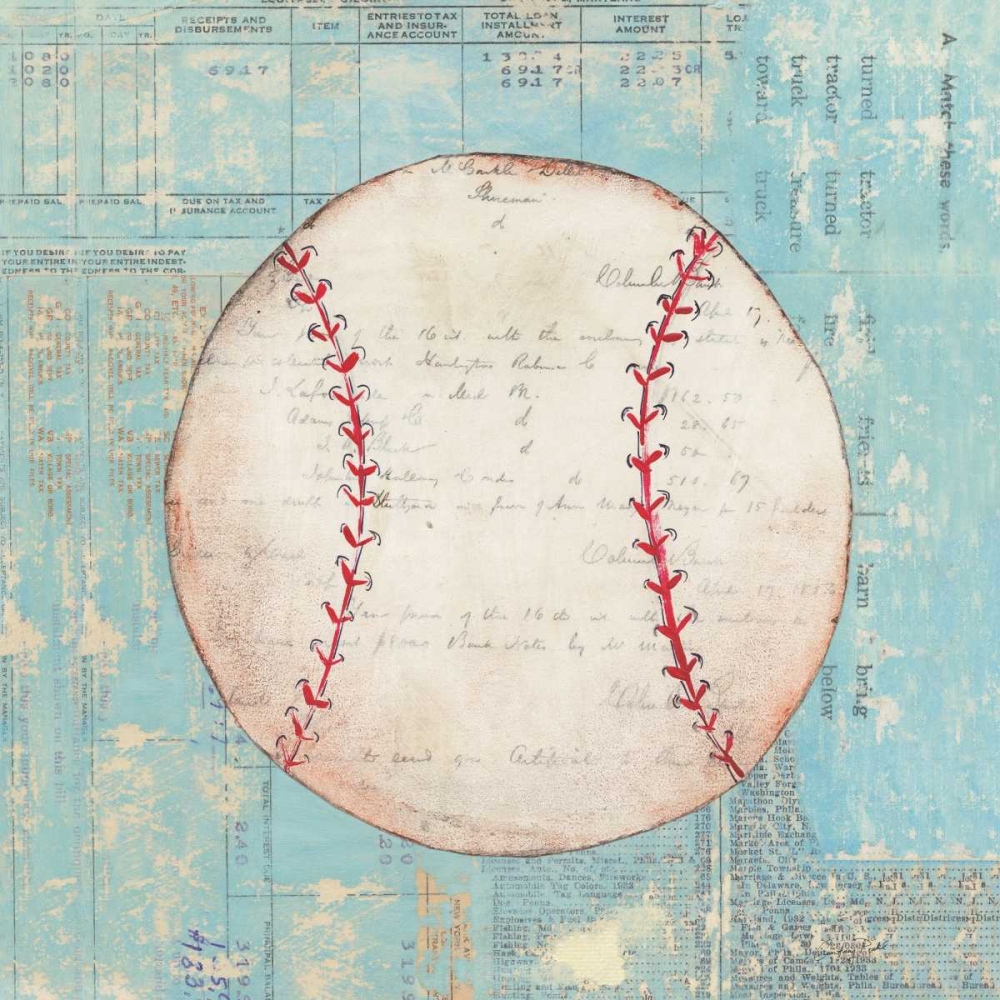 Wall Art Painting id:21097, Name: Play Ball I, Artist: Prahl, Courtney