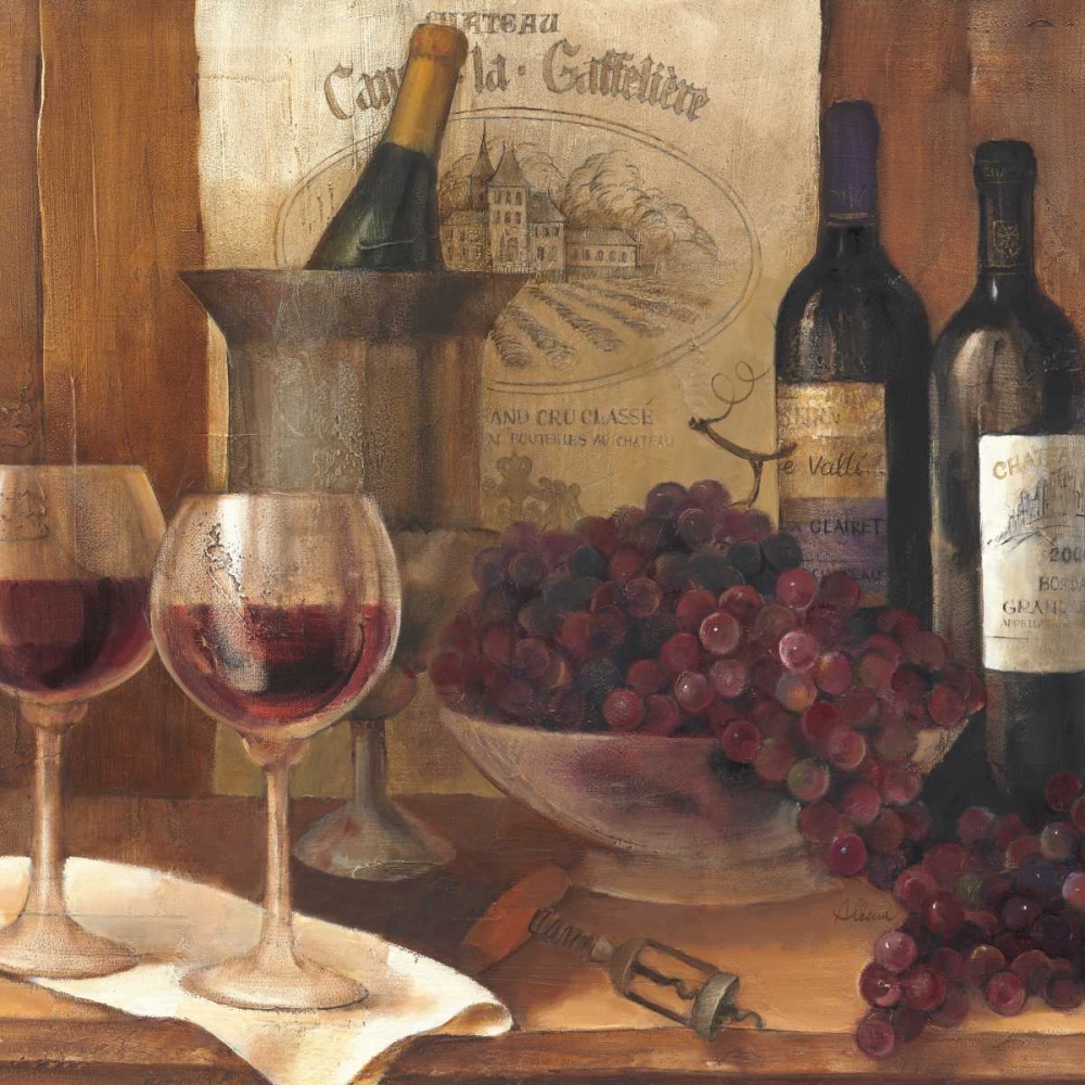 Wall Art Painting id:20911, Name: Vintage Wine  Crop, Artist: Hristova, Albena
