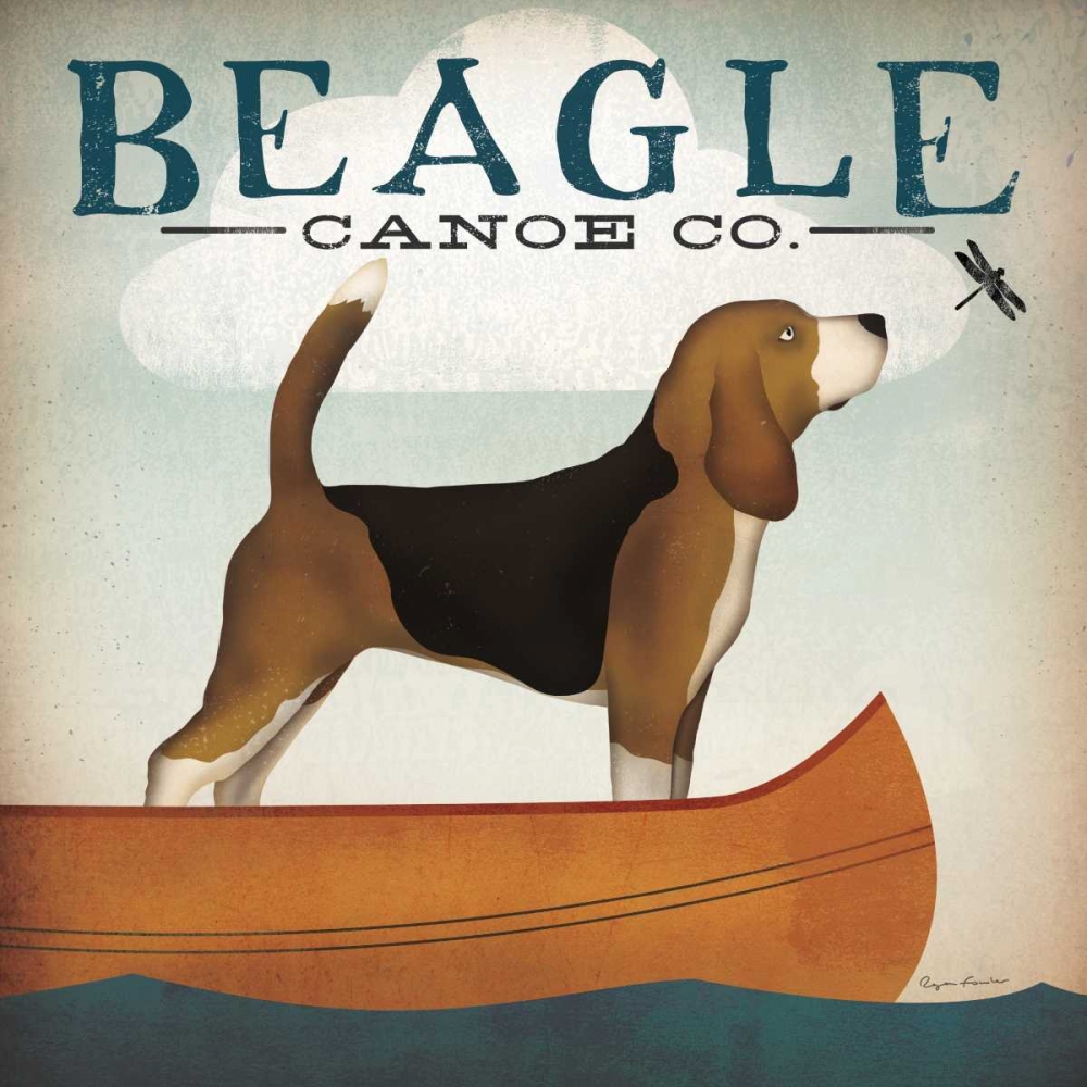 Wall Art Painting id:20919, Name: Beagle Canoe Co, Artist: Fowler, Ryan
