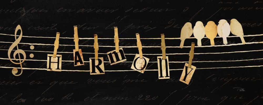 Art Print: Birds Harmony I