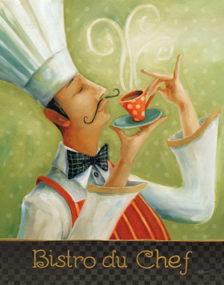 Wall art: Cafe Moustache I, by Audit, Lisa