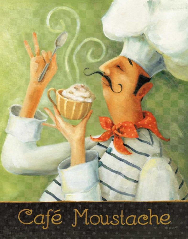 Art Print: Cafe Moustache II